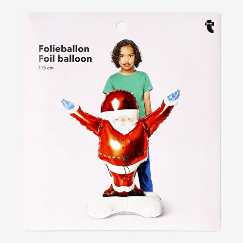 Flying Tiger Copenhagen Noel Baba Şekilli Balon 115 cm Flying Tiger Copenhagen Noel Baba Şekilli Balon 115 cm