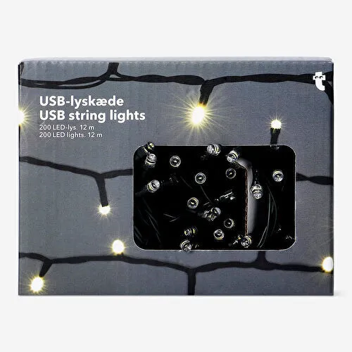 Flying Tiger Copenhagen USB'li Led Yılbaşı Ağacı Işığı