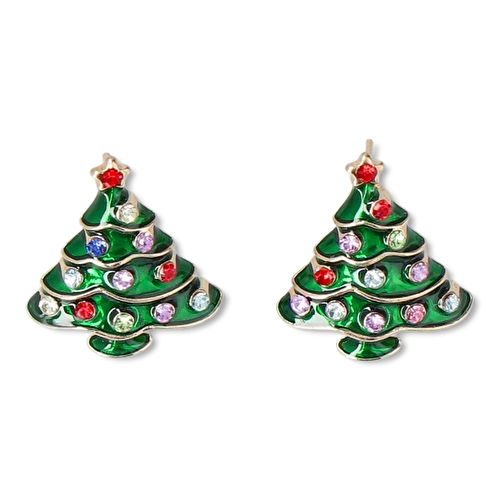 Flying Tiger Copenhagen Yılbaşı Ağacı Şekilli Küpe