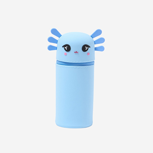 Flying Tiger Copenhagen Sevimli Canavar Şekilli Mavi Silikon Kalem Kutu