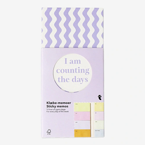 Flying Tiger Copenhagen 8'li Çok Renkli Yapışkanlı Not Seti