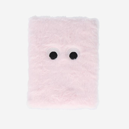 Flying Tiger Copenhagen Pembe Peluş Kapaklı Defter