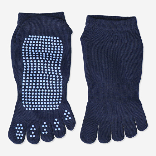 Flying Tiger Copenhagen Kaymaz Tabanlı Lacivert Yoga Çorabı M/L