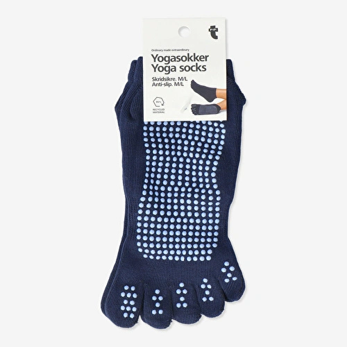 Flying Tiger Copenhagen Kaymaz Tabanlı Lacivert Yoga Çorabı M/L Flying Tiger Copenhagen Kaymaz Tabanlı Lacivert Yoga Çorabı M/L