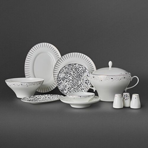 Jumbo Safari 62 Parça 12 Kişilik Yemek Takımı