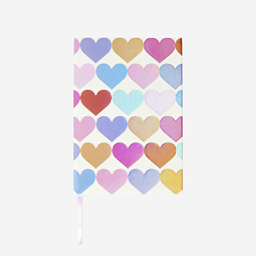 Flying Tiger Copenhagen Çok Renkli Kalp Desenli A5 Defter