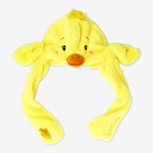 Flying Tiger Copenhagen Hareketli Kulaklı Sarı Peluş Civciv Şapka