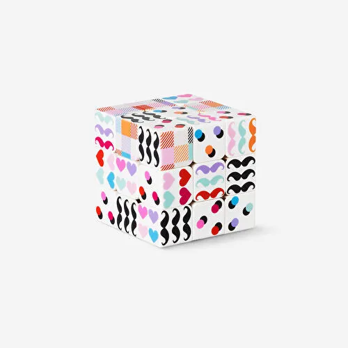 Flying Tiger Copenhagen Çok Renkli Desenli Rubik Küp