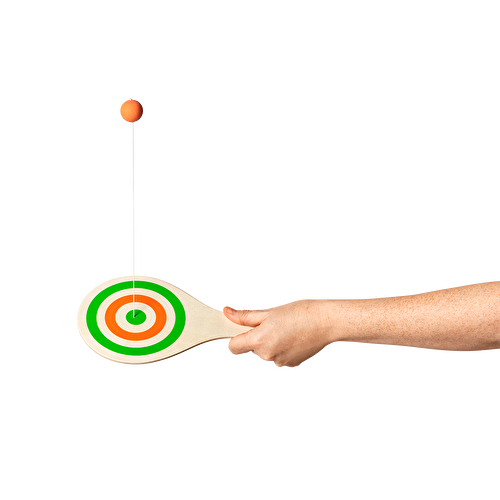 Flying Tiger Copenhagen Ahşap Top Sektirme Raketi