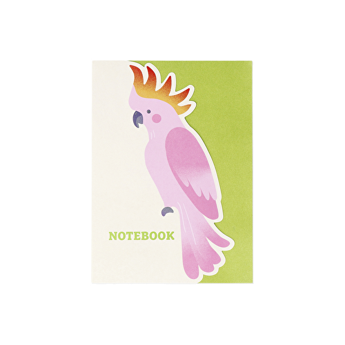 Flying Tiger Copenhagen Pembe Papağan Desenli Defter