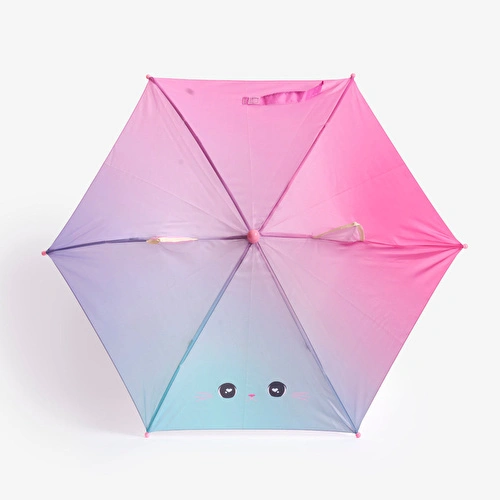Flying Tiger Copenhagen Kedi Desenli Pembe Çocuk Şemsiyesi Flying Tiger Copenhagen Kedi Desenli Pembe Çocuk Şemsiyesi
