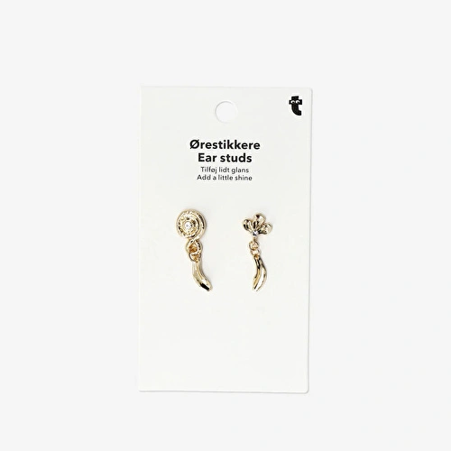 Flying Tiger Copenhagen Gold Deniz Temalı Küpe Flying Tiger Copenhagen Gold Deniz Temalı Küpe