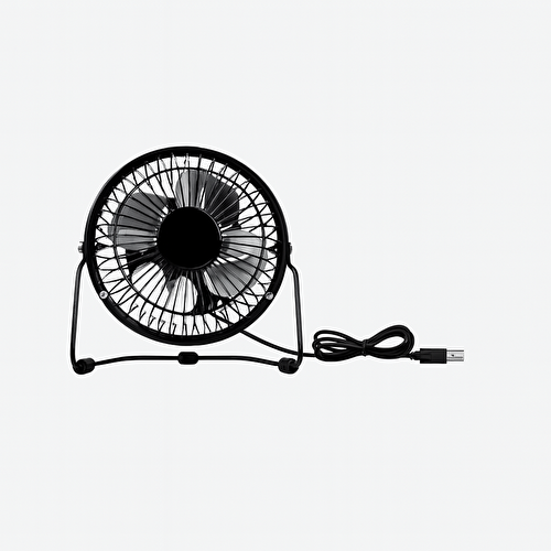Flying Tiger Copenhagen Siyah Metal Masaüstü Vantilatörü