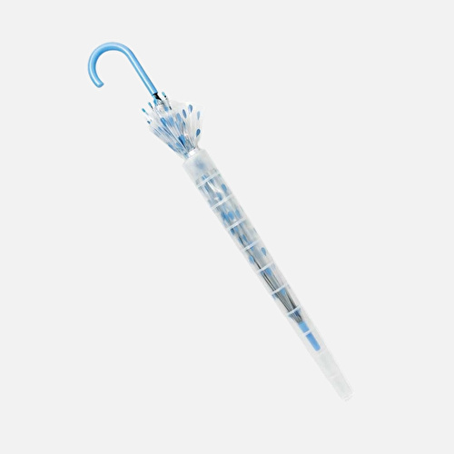 Flying Tiger Copenhagen Beyaz Şeffaf Plastik Şemsiye Koruyucu