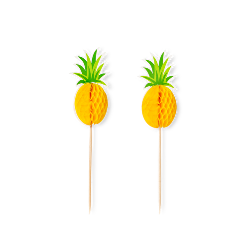 Flying Tiger Copenhagen 8'li Sarı Ananas Şeklinde Kürdan