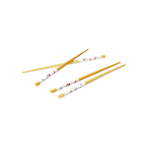 Flying Tiger Copenhagen 2'li Bahar Çiçekleri Desenli Bambu Chopstick