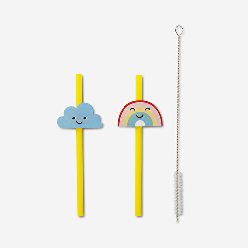 Flying Tiger Copenhagen 4'lü Figürlü Pipet Seti