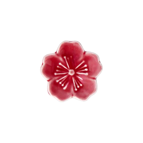 Flying Tiger Copenhagen Pembe Bahar Çiçeği Şeklinde Seramik Chopstick Tutucu