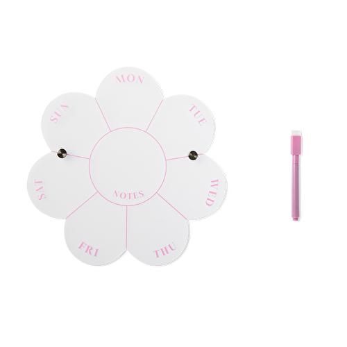 Flying Tiger Copenhagen Çiçek Şeklinde Haftalık Planlayıcı Tahta