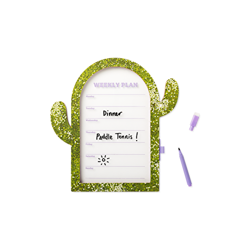 Flying Tiger Copenhagen Kaktüs Şeklinde Çerçeveli Haftalık Planlayıcı