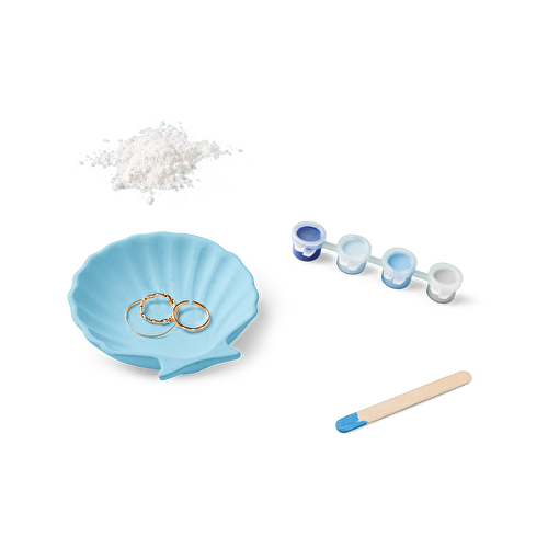 Flying Tiger Copenhagen Kendin Yap Midye Şeklinde Takı Tabağı Seti