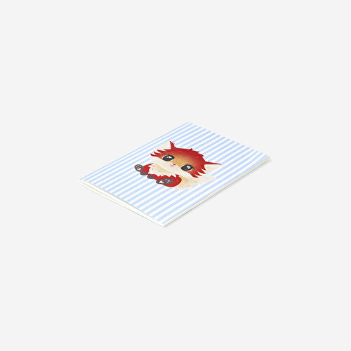 Flying Tiger Copenhagen Çizgili Tilki Detaylı A5 Defter