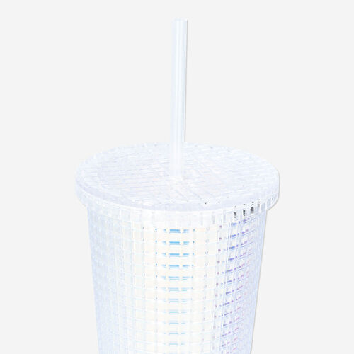 Flying Tiger Copenhagen Beyaz Pipetli Plastik Bardak