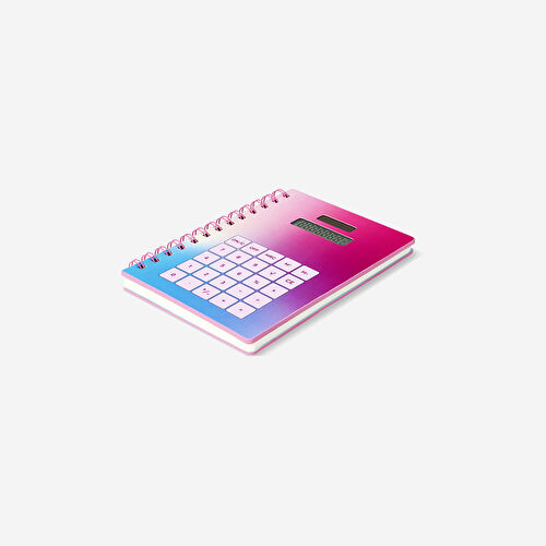 Flying Tiger Copenhagen Hesap Makinesi Detaylı Spiralli Defter
