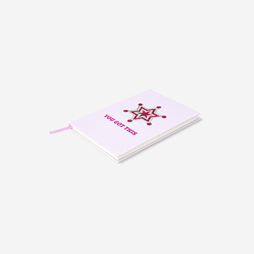 Flying Tiger Copenhagen Pembe Parlak A5 Defter