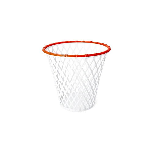 Flying Tiger Copenhagen Beyaz Basketbol Potası Şeklinde Çöp Kovası