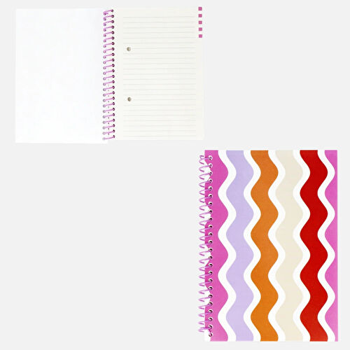 Flying Tiger Copenhagen Çok Renkli Plastik Kapaklı A5 Defter