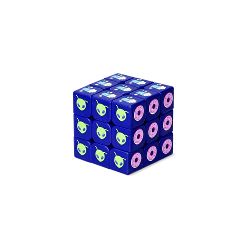 Flying Tiger Copenhagen 3 Kareli Duyusal Rubik Küp