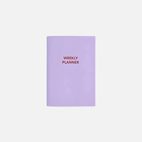 Flying Tiger Copenhagen Mor Haftalık Planlayıcı B5 Defter