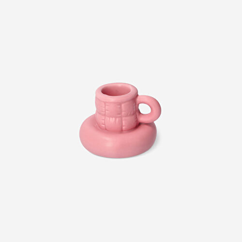 Flying Tiger Copenhagen Pembe Fincan Şeklinde Mumluk