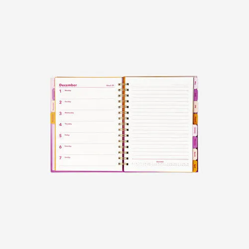 Flying Tiger Copenhagen Pembe 2026 Çalışma Planlayıcı Defter