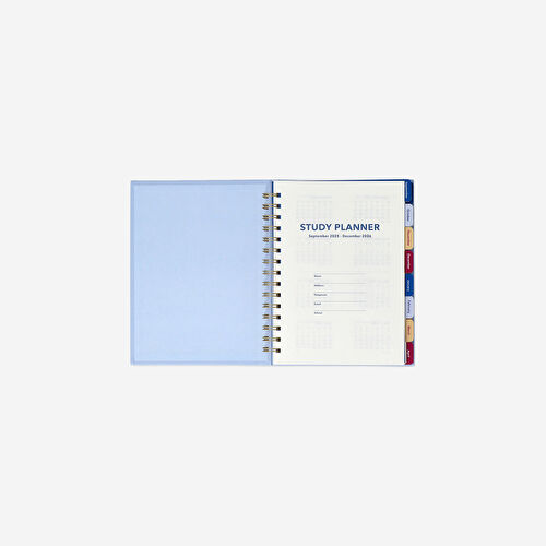 Flying Tiger Copenhagen Mavi Çalışma Planlayıcı Spiralli Defter