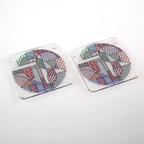 Jumbo İM X Jumbo Nevin Aladağ Parıldayan Renkler-Coaster 2'li