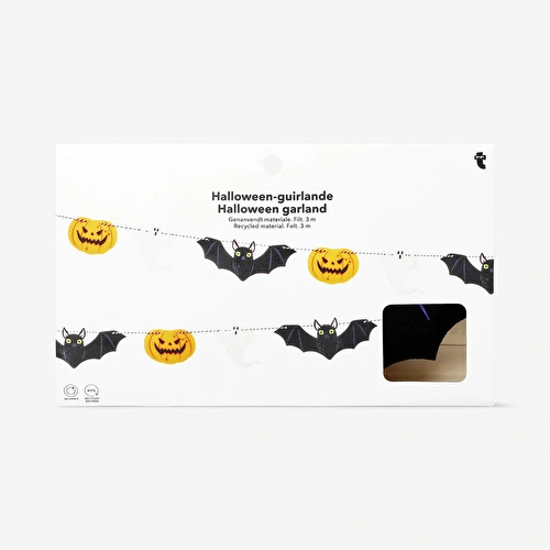 Flying Tiger Copenhagen Balkabağı ve Yarasa Şeklinde Şerit Süs 3 m