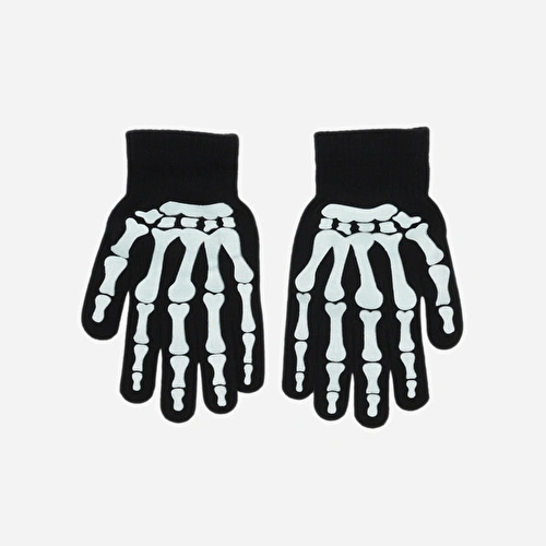 Flying Tiger Copenhagen İskelet Desenli Karanlıkta Parlayan Eldiven