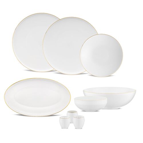 Jumbo Belle Gold 55 Parça 12 Kişilik Yemek Takımı
