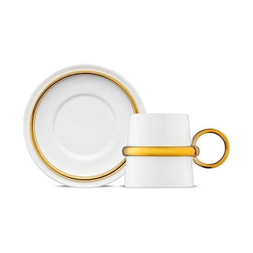 Jumbo Bond Gold 2 Kişilik Kahve Fincan Takımı