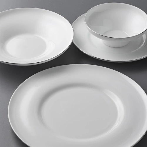 Jumbo Laurel Platin 55 Parça 12 Kişilik Yemek Takımı Jumbo Laurel Platin 55 Parça 12 Kişilik Yemek Takımı