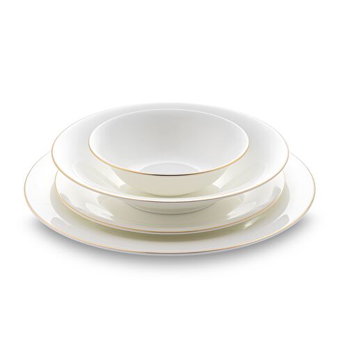 Jumbo Merlem 55 Parça 12 Kişilik Yemek Takımı Gold