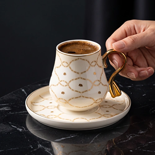 Jumbo Lumi 1947 6 Kişilik Kahve Fincan Takımı