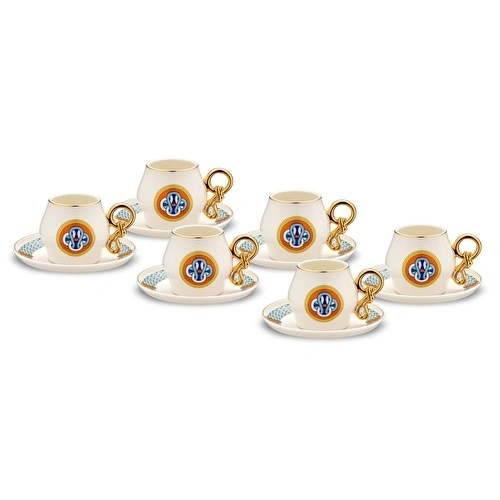 Jumbo Tide 6 Kişilik Kahve Fincan Takımı