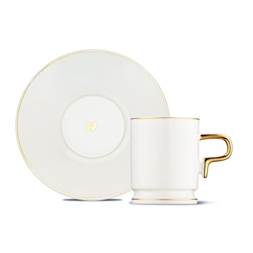 Jumbo Merse 6 Kişilik Kahve Fincan Takımı Gold