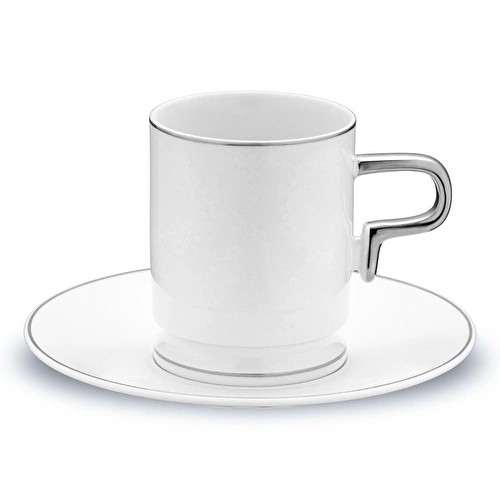 Jumbo Merse 6 Kişilik Kahve Fincan Takımı Platin