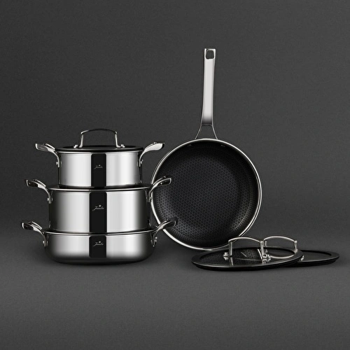 Jumbo Breda 3PLY 7 Parça Çelik Tencere Seti