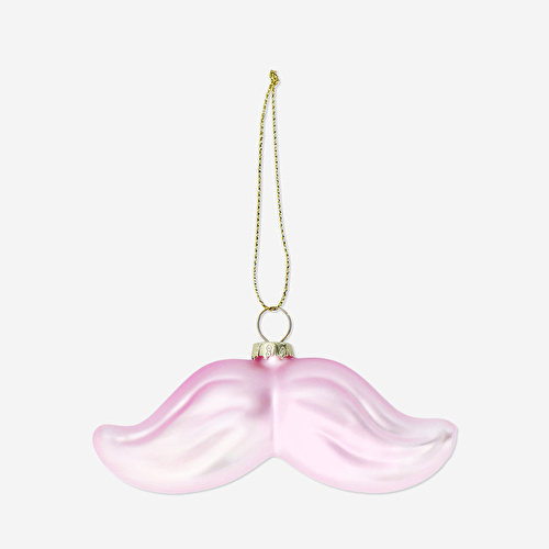 Flying Tiger Copenhagen Pembe Bıyık Yılbaşı Ağacı Süsü