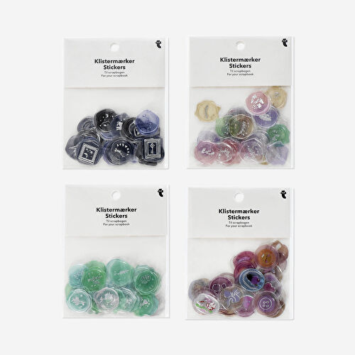 Flying Tiger Copenhagen Harfli Mühür Şeklinde Sticker Seti